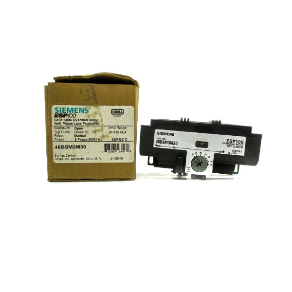 SIEMENS 48BSM3M30 SER. C 67-135A NSMP