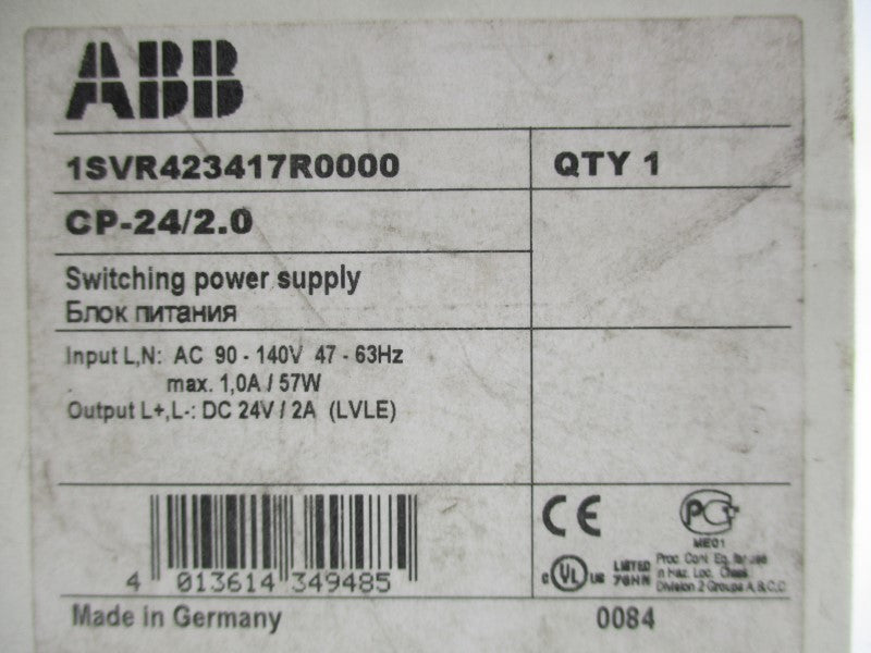 ABB CP-24/2.0 1SVR423417R0000 90-140V 1.0A NSMP
