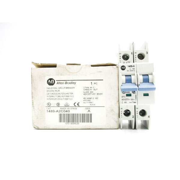 ALLEN BRADLEY 1489-A2C040 SER. A 277VAC 4A NSMP