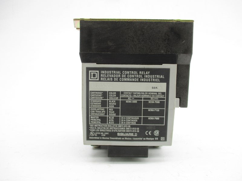 SQUARE D 8501XO02 SER. A 110/120V 20A NSNP