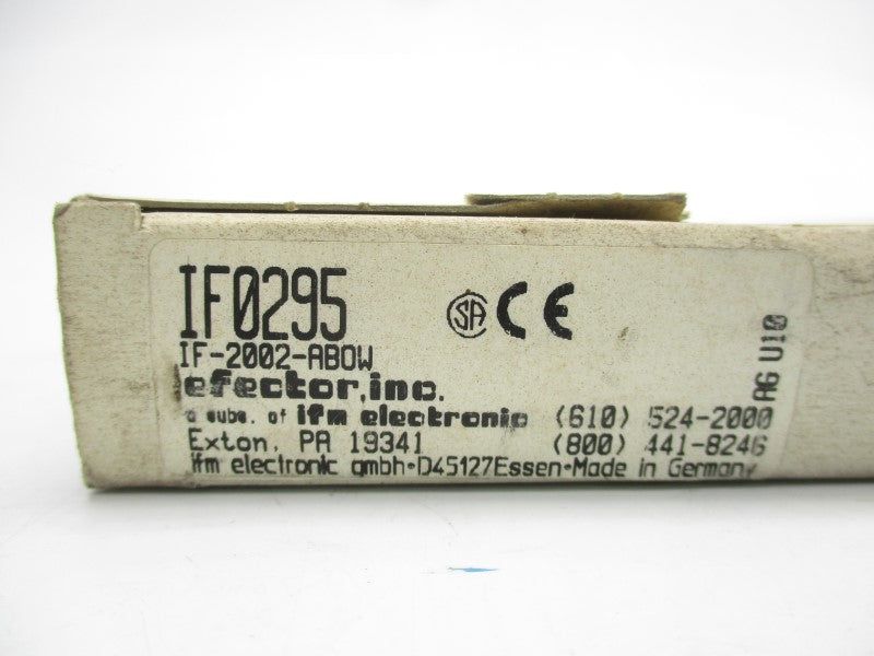 IFM EFECTOR IF0295 IF-2002-ABOW NSMP
