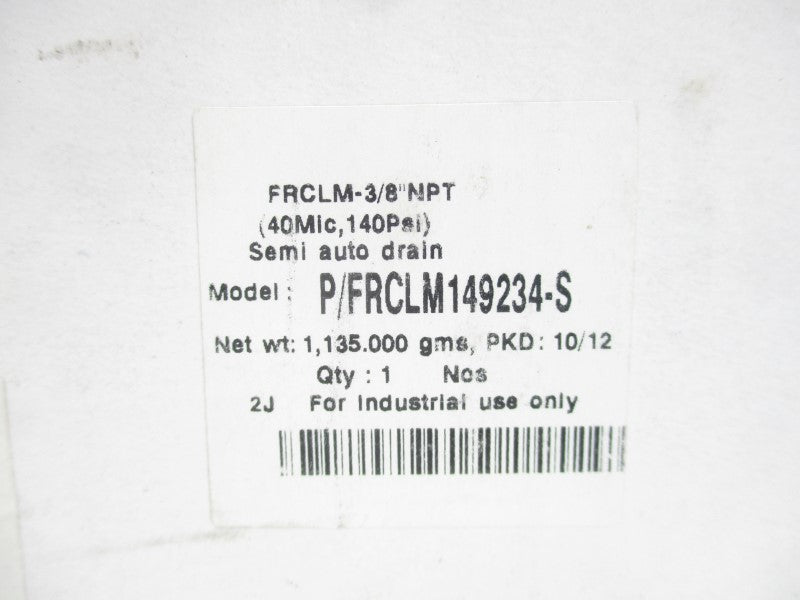 DYNAFLO 0425941 P/FRCLM149234-S 145PSI 3/8" NSMP