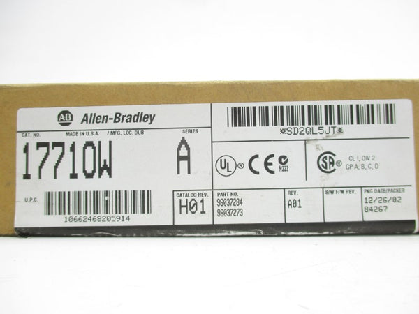ALLEN BRADLEY 1771-OW SER. A 24-138VAC NSMP