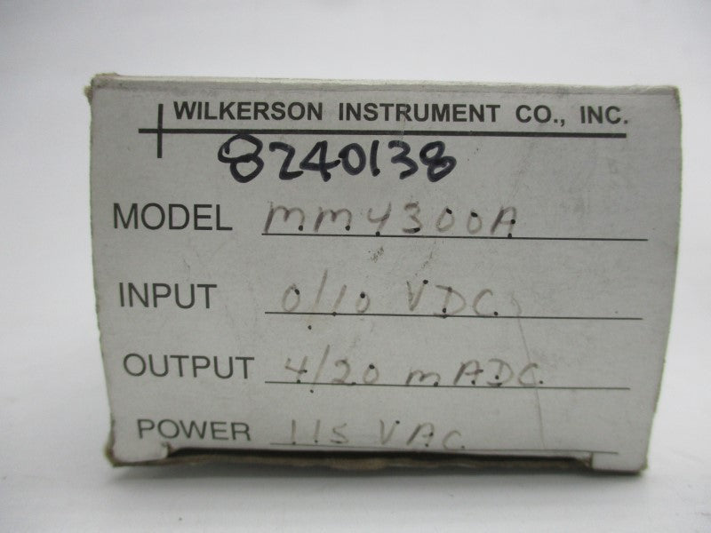 WILKERSON MM4300A 115VAC NSMP