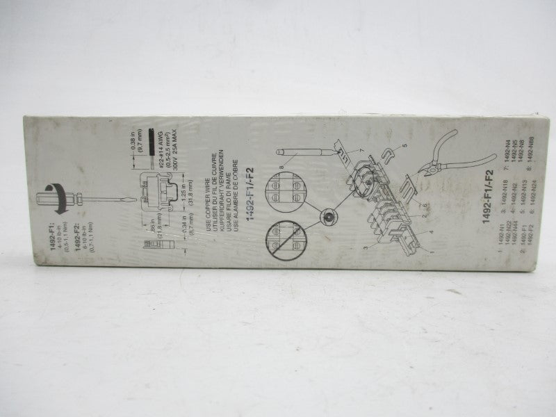 ALLEN BRADLEY 1492-F1G SER. B (PKG OF 50) (WH) NSMP