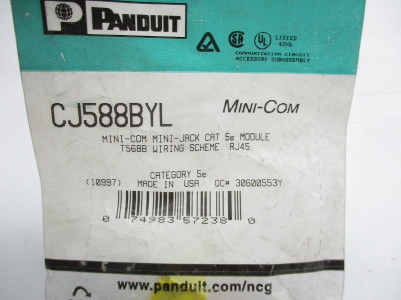 PANDUIT CJ588BYL NSMP
