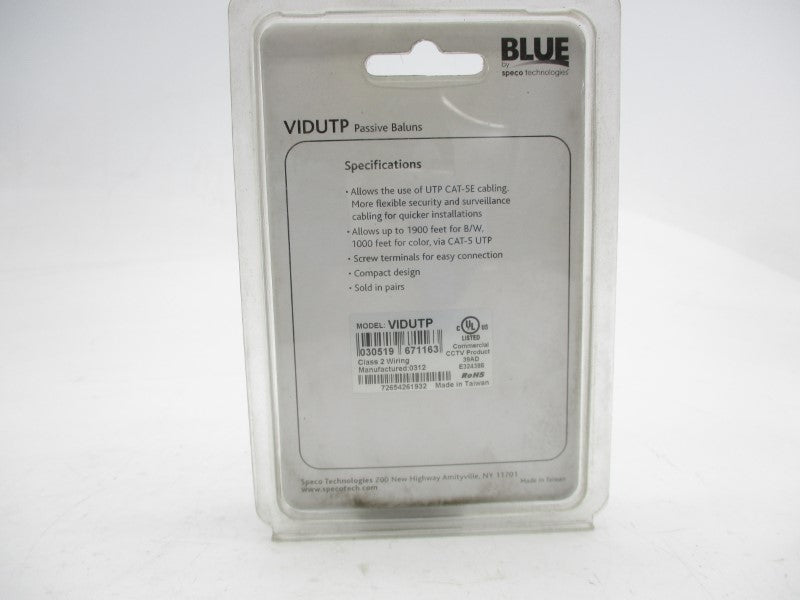 SPECO VIDUTP (PKG OF 2) NSMP