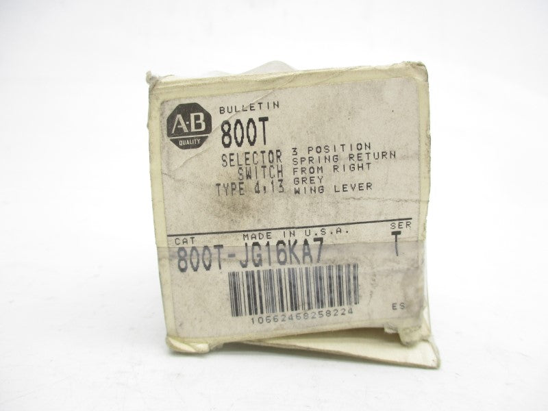 ALLEN BRADLEY 800T-JG16KA7 SER. T (WH) NSMP