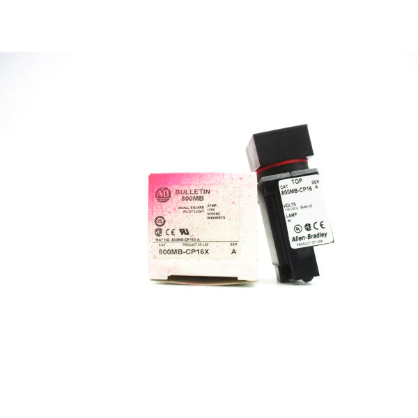 ALLEN BRADLEY 800MB-CP16X SER. A 120V (AS PICTURED) (WH) NSMP