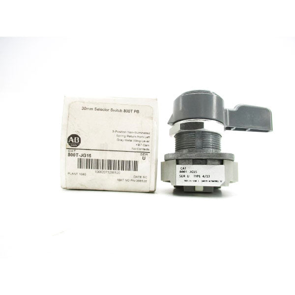 ALLEN BRADLEY 800T-JG15 SER. U (WH) NSMP