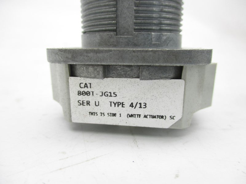 ALLEN BRADLEY 800T-JG15 SER. U (WH) NSMP