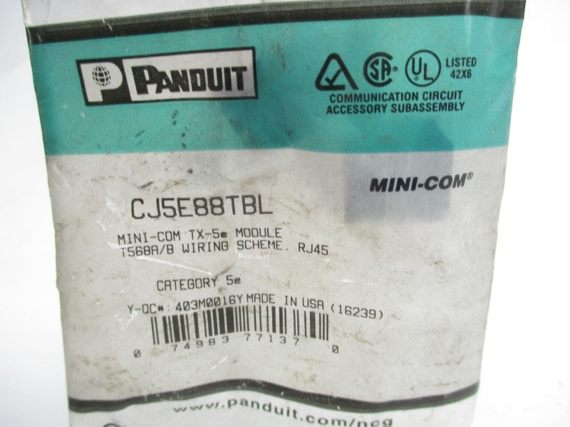 PANDUIT CJ5E88TBL NSMP