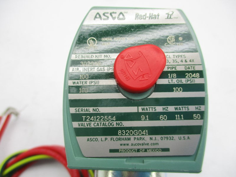 ASCO 8320G041 24V 100PSI 1/8" NSMP