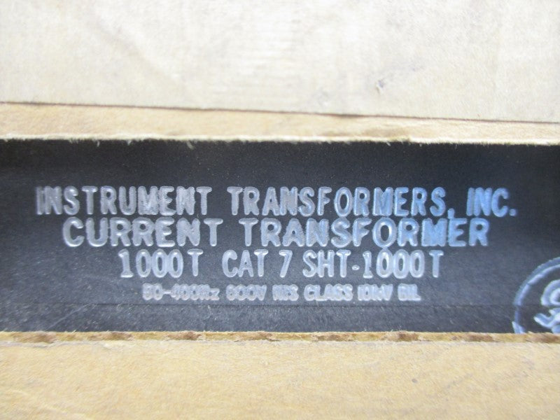 INSTRUMENT TRANSFORMER 7SHT-1000T 600V NSFS