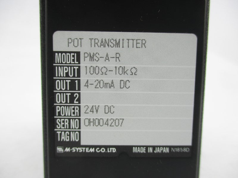 M-SYSTEM PMS-A-R 24VDC NSMP