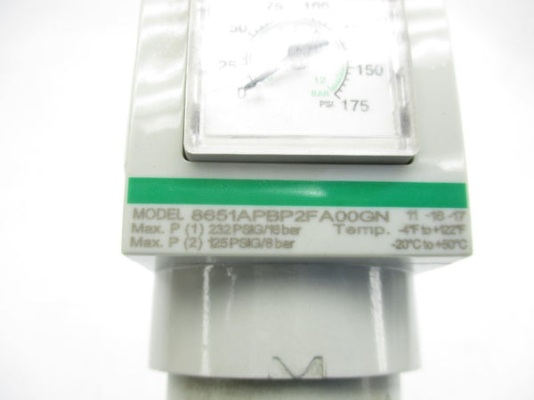 ASCO 8651APBP2FA00GN 0-175PSI NSNP