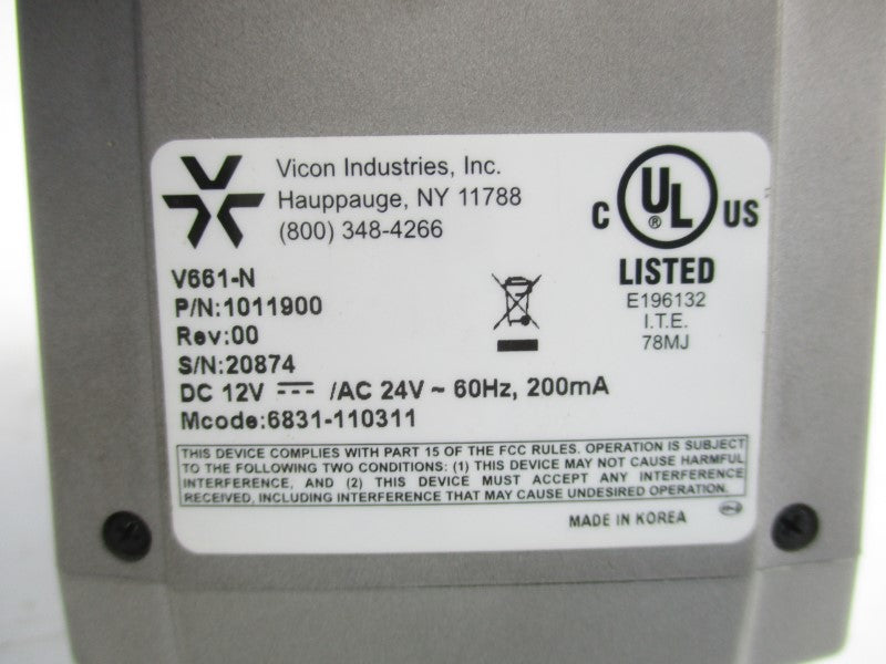 VICON V661-N 1011900 24VAC NSMP