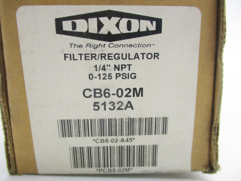 DIXON CB6-02M 5132A 0-125PSI 1/4" NSMP