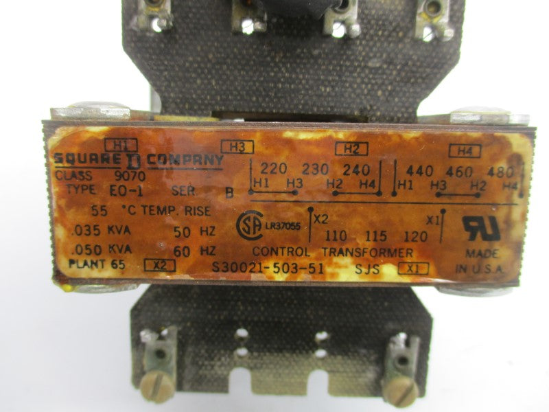 SQUARE D 9070EO-1 SER. B 240/480V UNMP