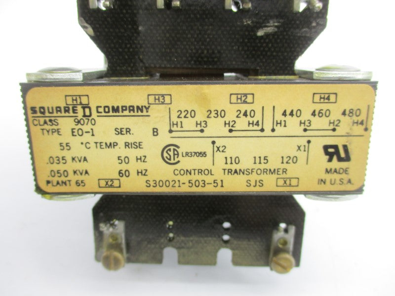 SQUARE D 9070EO-1 SER. B 240/480V NSMP