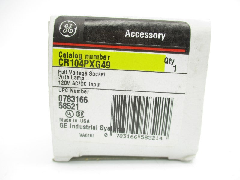 GENERAL ELECTRIC CR104PXG49 120VAC/DC NSMP