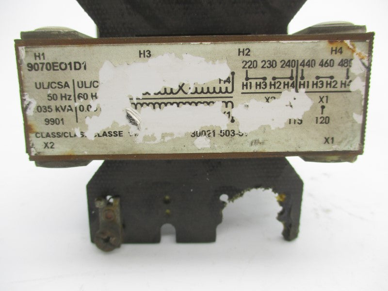 SQUARE D 9070EO1D1 480V UNMP