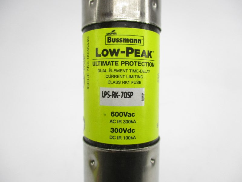 BUSSMANN LPS-RK-70SP 600VAC 70A (YL) NSNP