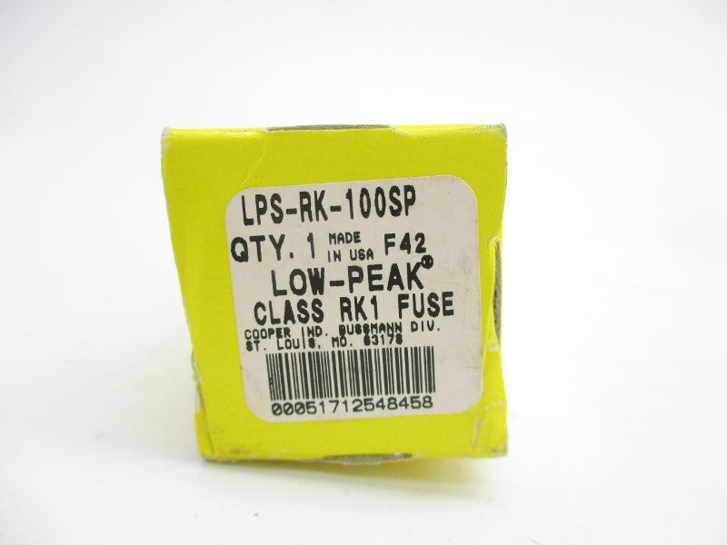 BUSSMANN LPS-RK-100SP 600VAC 100A (YL/YL) NSMP