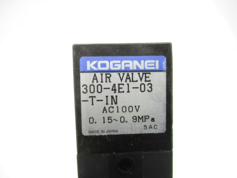 KOGANEI 300-4EI-03-T-IN 100VAC 0.15A NSNP