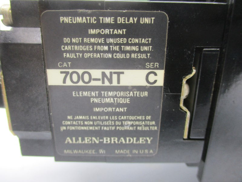 ALLEN BRADLEY 700NT300A1 SER. C 110/120V (BR/WH) NSMP