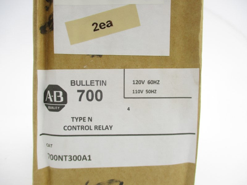 ALLEN BRADLEY 700NT300A1 SER. C 110/120V (BR/WH) NSMP