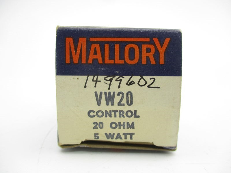 MALLORY VW20 NSMP