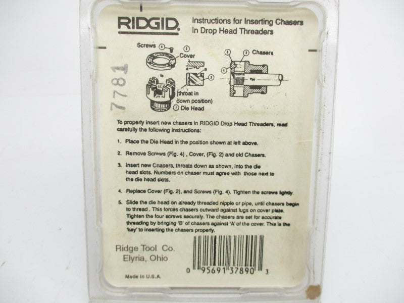 RIDGID 37895 2" (PKG OF 4) NSMP