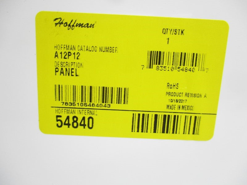 HOFFMAN A12P12 NSNP