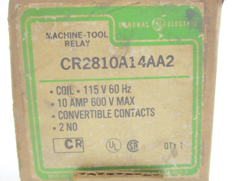 GENERAL ELECTRIC CR2810A14AA2 115V 10A NSMP