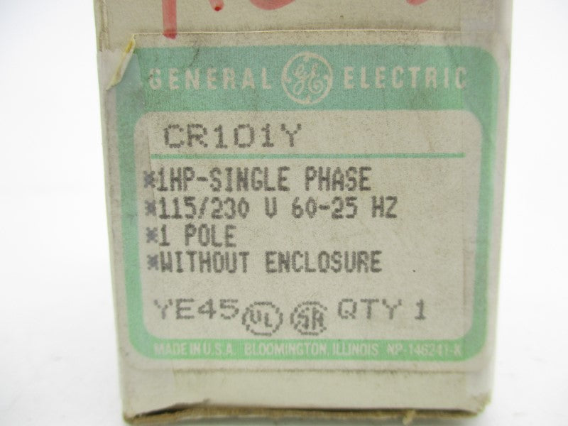 GENERAL ELECTRIC CR101Y 115/230V NSMP