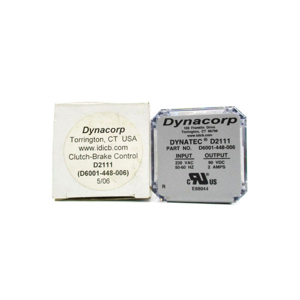 DYNACORP D600-448-006 D2111 230VAC 2A NSMP