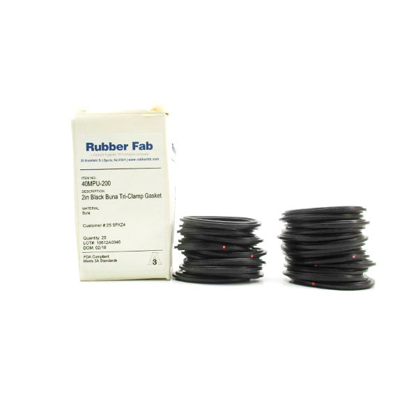 RUBBER FAB 40MPU-200 (PKG OF 25) NSMP