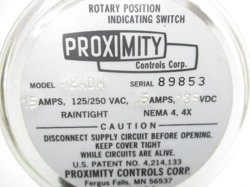 PROXIMITY CONTROLS 42ADM 125/250VAC 15A NSNP
