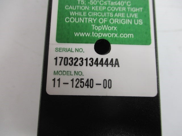 TOPWORX 11-12540-00 120VAC 10A NSNP