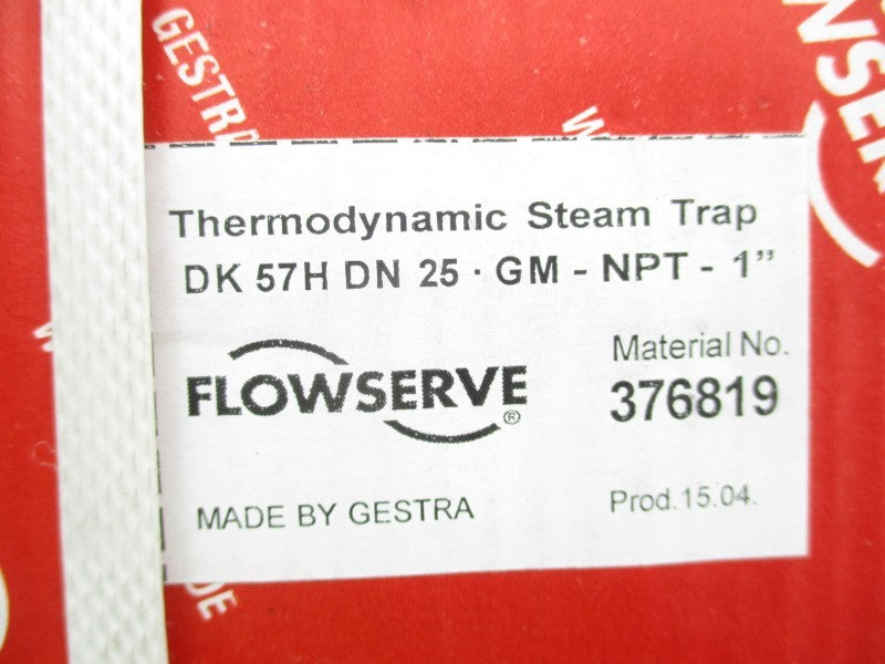 FLOWSERVE DK57HDN25-GM-NPT-1 376819 NSFS