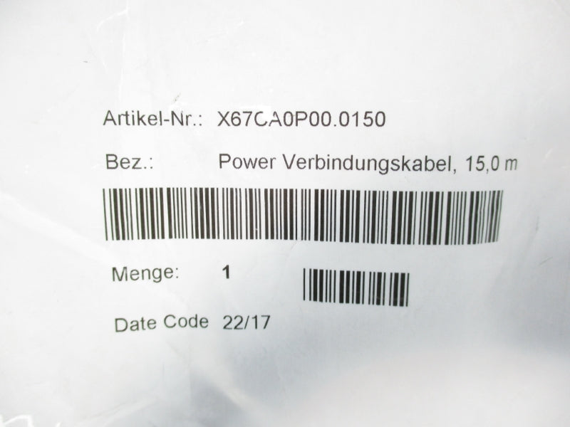 CONNECTOR CABLE X67CA0P00.0150 NSMP