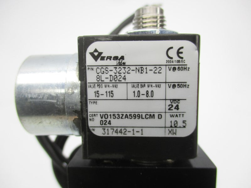 VERSA CGS-3232-NB1-228L-D024 24VDC 15-115PSI NSMP
