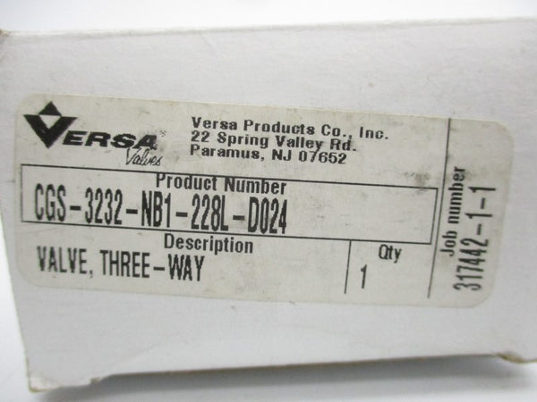 VERSA CGS-3232-NB1-228L-D024 24VDC 15-115PSI NSMP