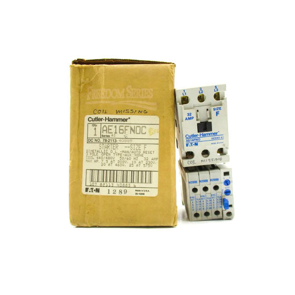 CUTLER HAMMER AE16FNOC SER. A1 32A (AS PICTURED/ NO COIL) NSMP