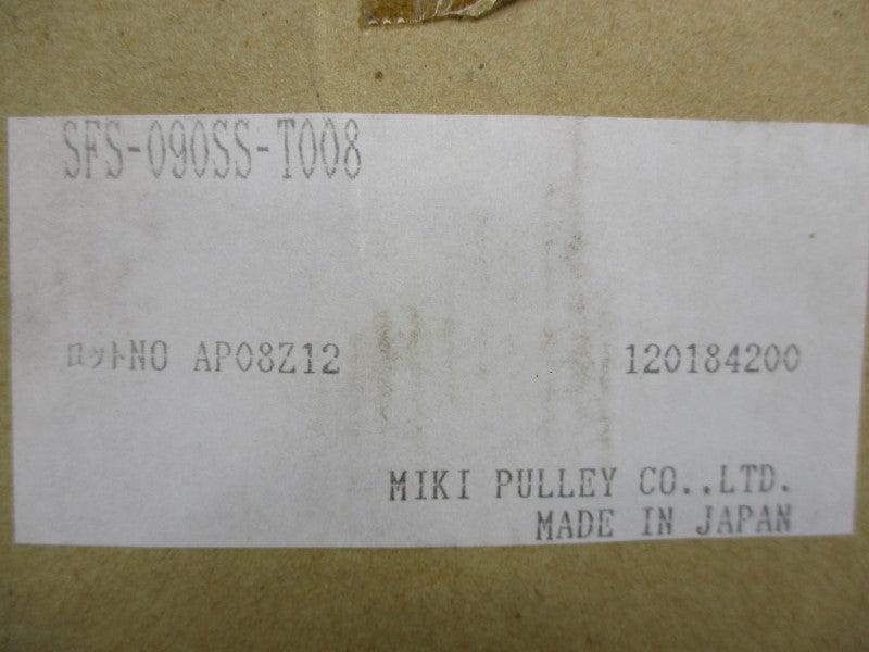 MIKI PULLEY SFS-090SS-T008 NSMP