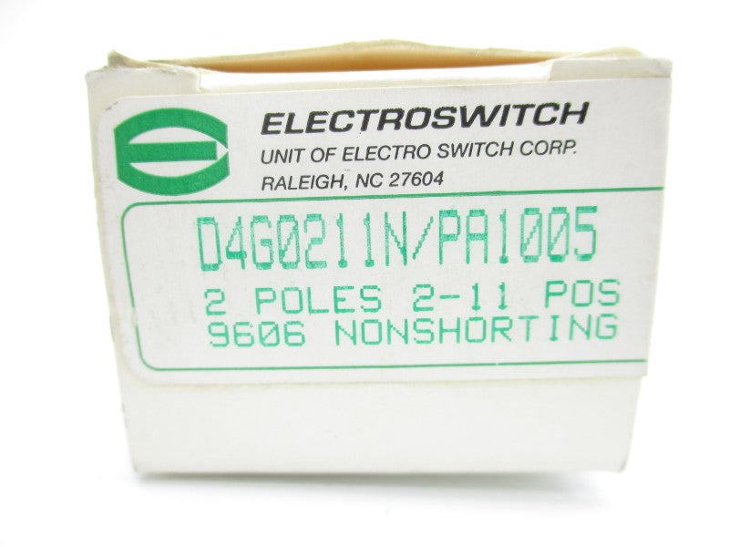 ELECTROSWITCH D4G0211N/PA1005 NSMP
