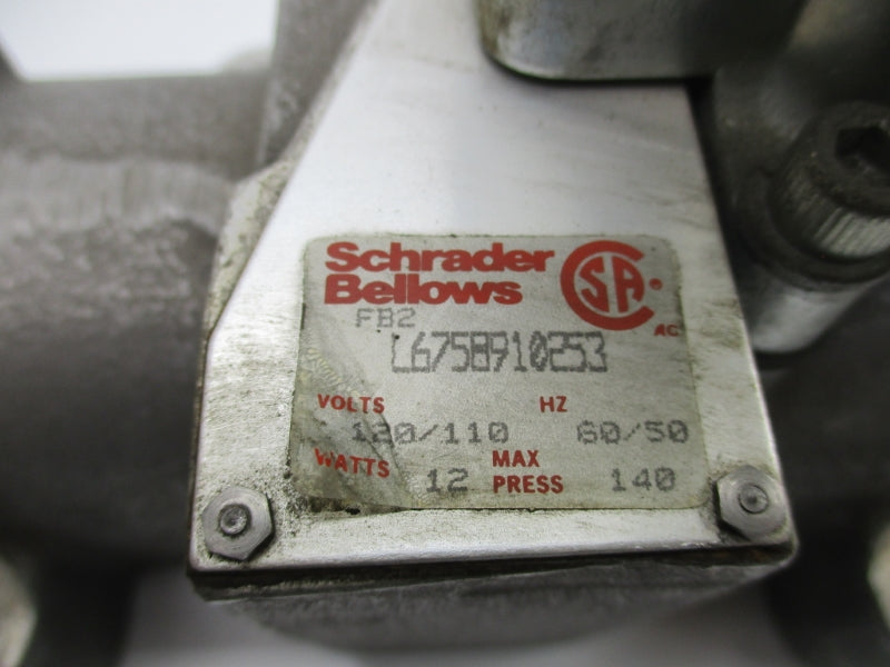 SCHRADER BELLOWS L6758910253 120/110V 140PSI NSNP