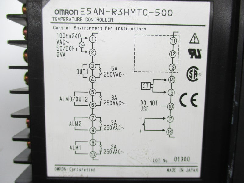 OMRON E5AN-R3HMTC-500 100-240VAC NSNP