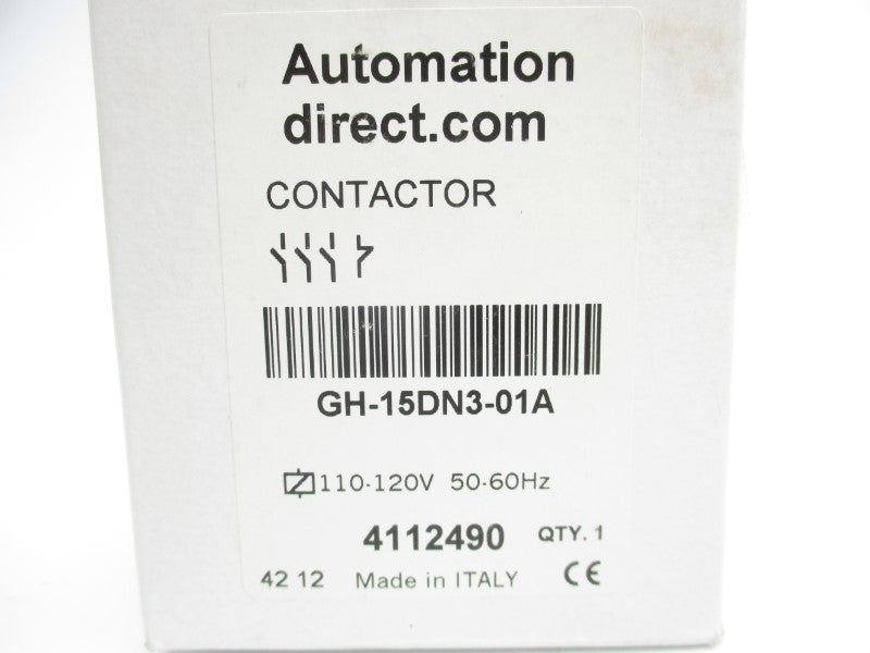 AUTOMATION DIRECT GH-15DN3-01A 110/120V NSMP